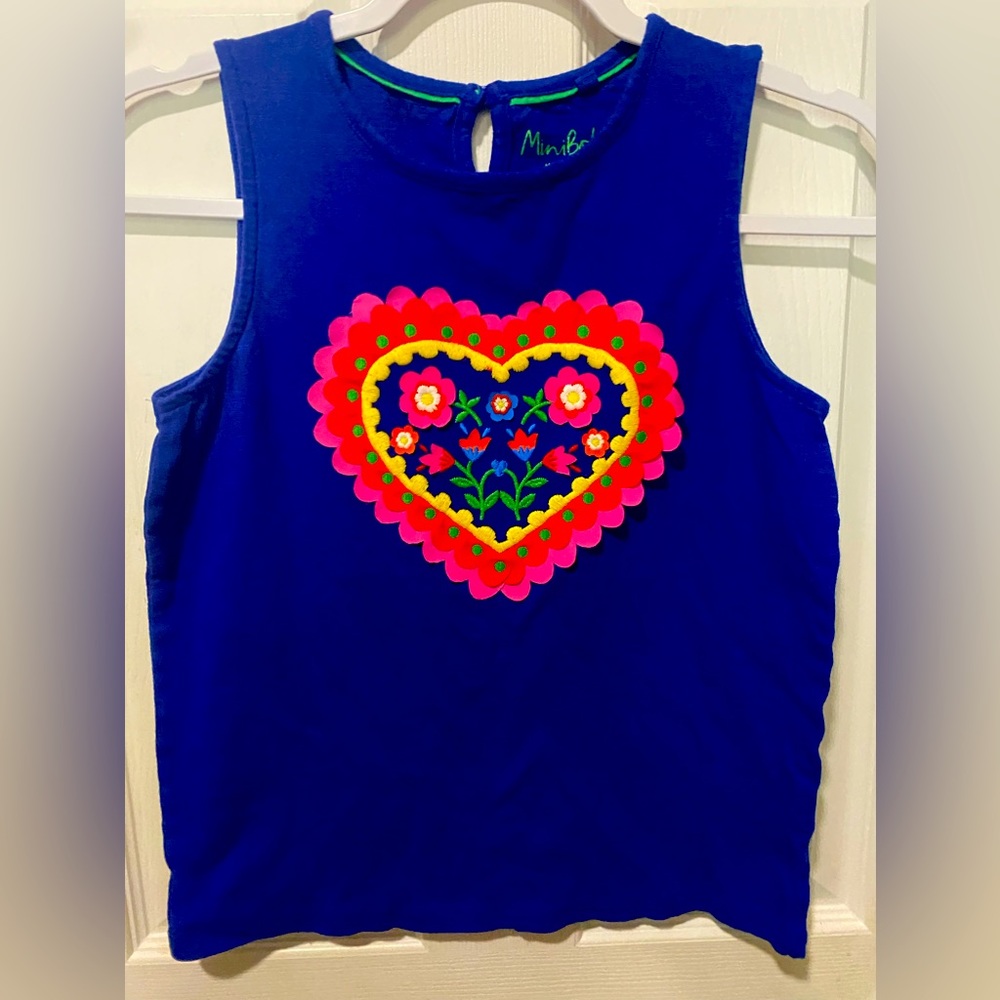 Mini Boden Embroidered Girl’s Tee